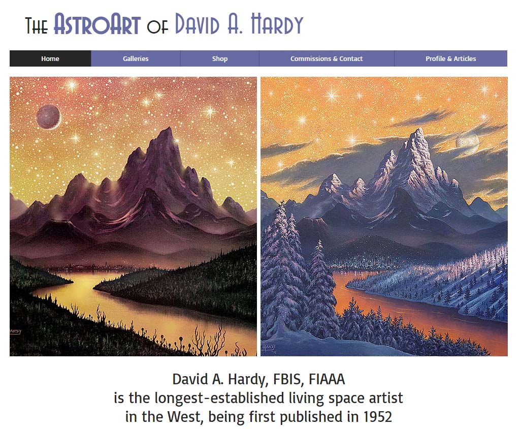 David A Hardy Website