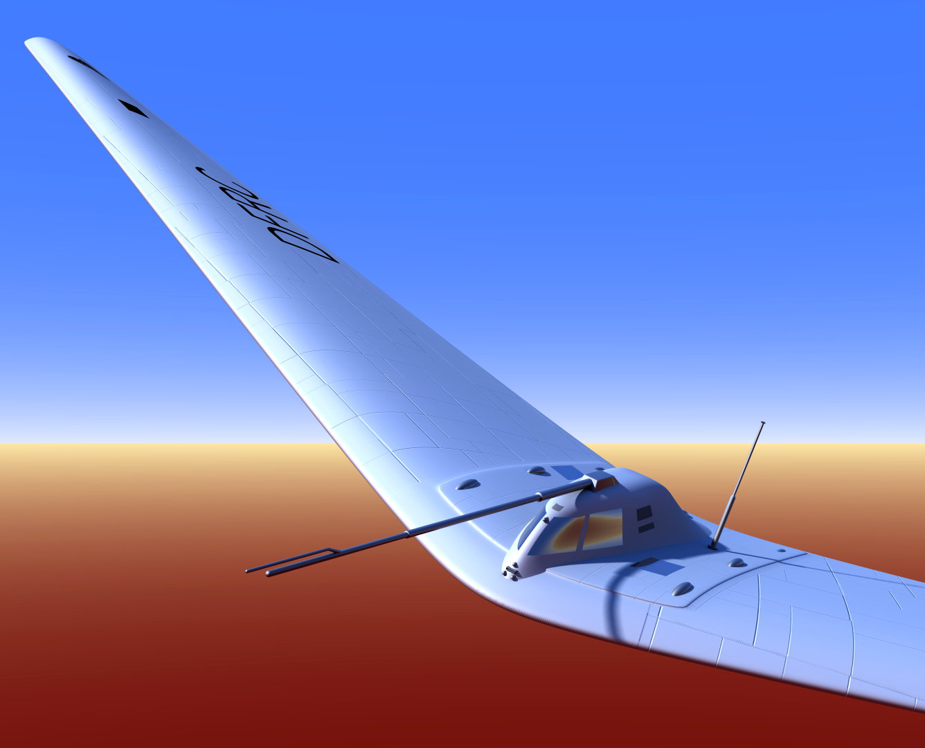 Mars flying wing WIP 