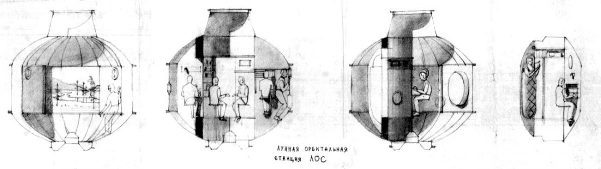 Soviet Manned Lunar Craft Designs