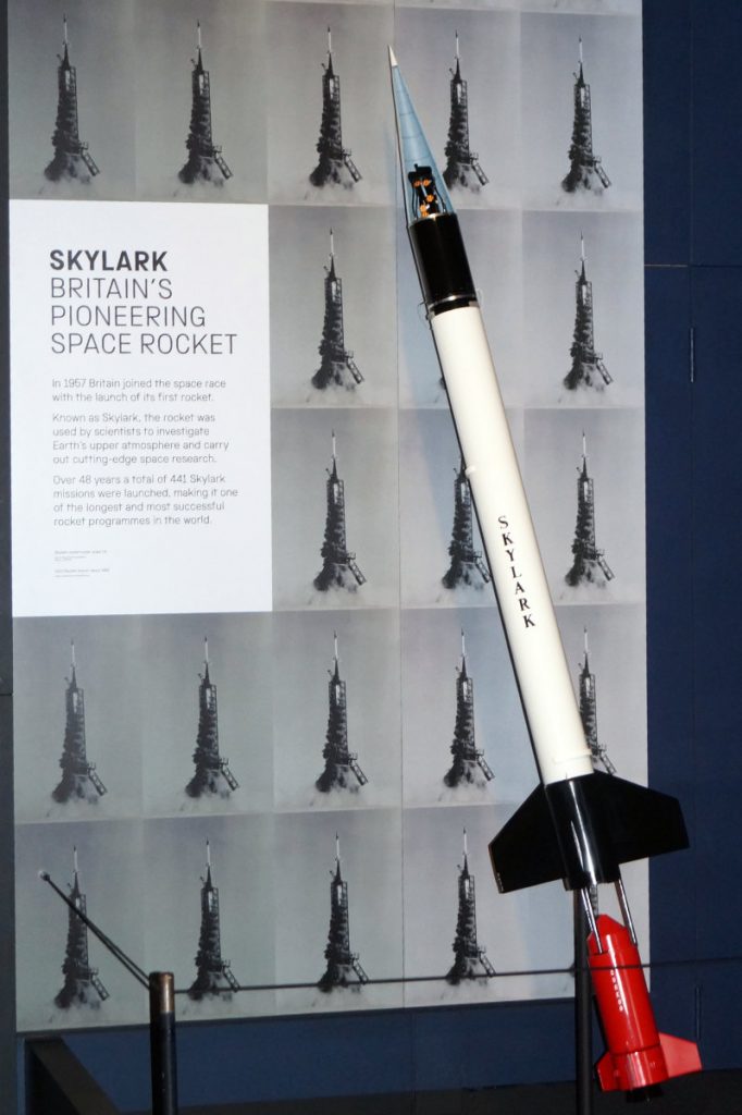 Model Skylark at the London Science Museum