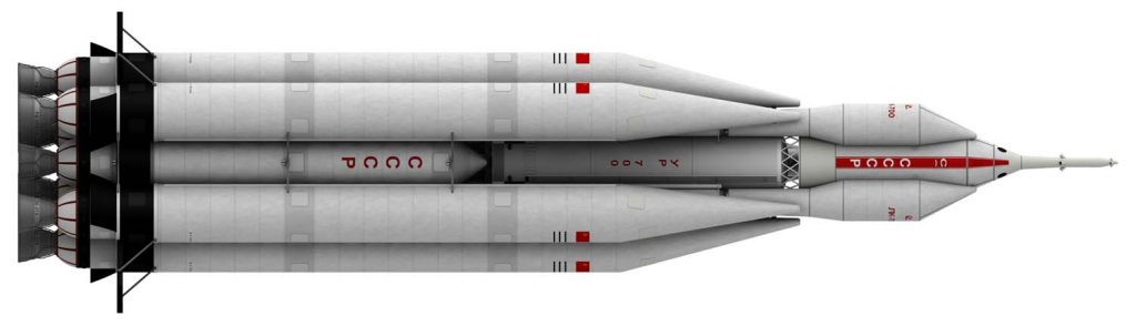 UR 700 Direct Ascent Moon Rocket
