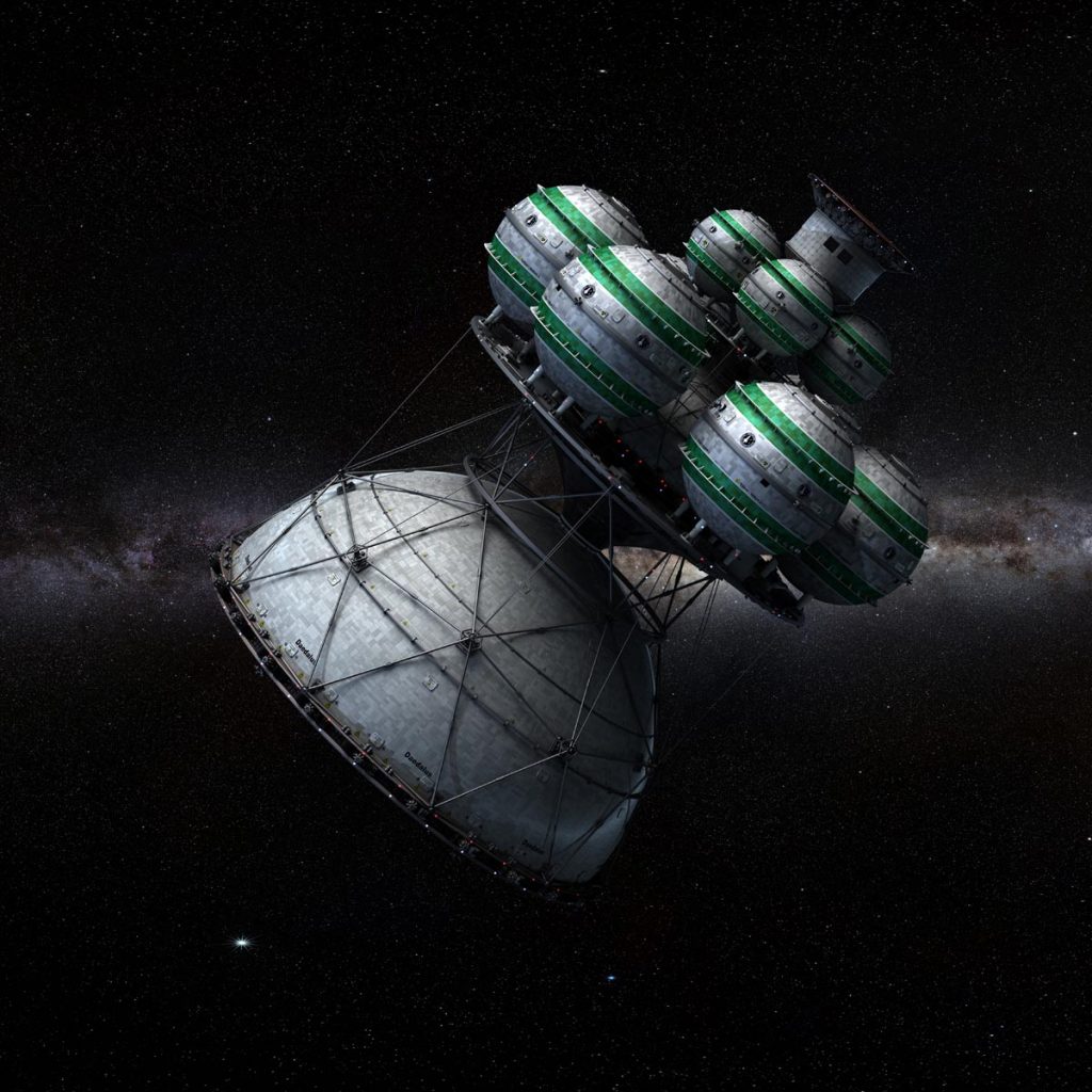 Daedalus Interstellar Starship design, by the British Interplanetary Society,