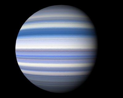 Adjusted colours on the Gas Giant