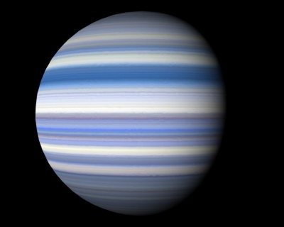 light blue gas giant textures