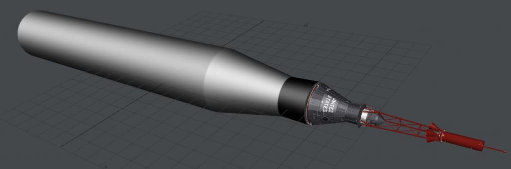 Rocket with capsule