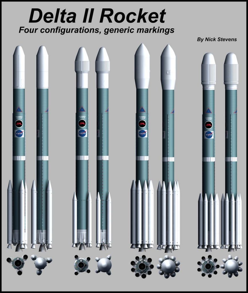 Delta II rocket complete! – Nick Stevens Graphics