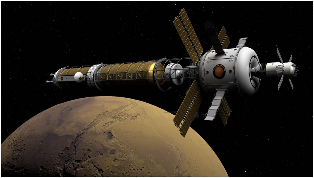 Mars Nuclear Thermal Spacecraft – Nick Stevens Graphics