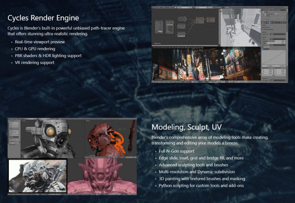 Blender Website Screenshot