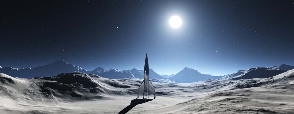 "Luna" on a distant misty planet