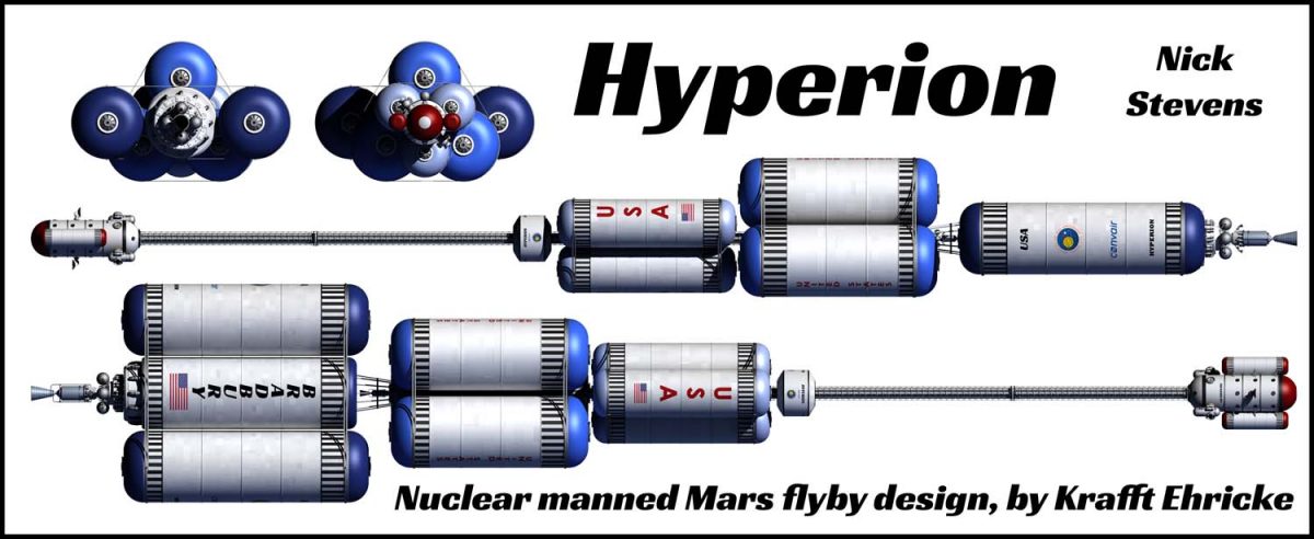 Krafft Ehricke’s Hyperion, a manned nuclear Mars mission