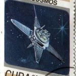Cuba postage stamp, 20th Anniversary of Intercosmos