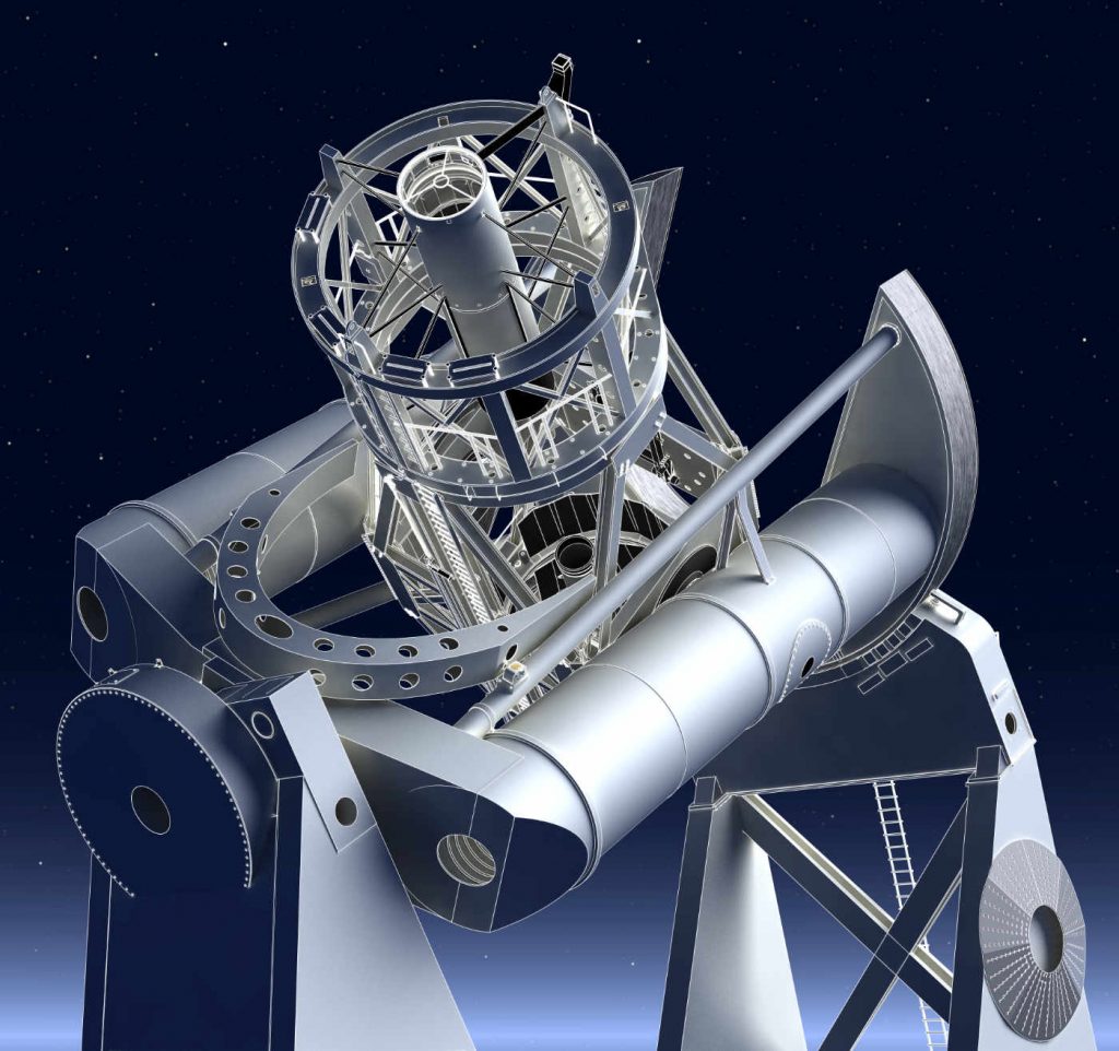 Hale Telescope Edge Render