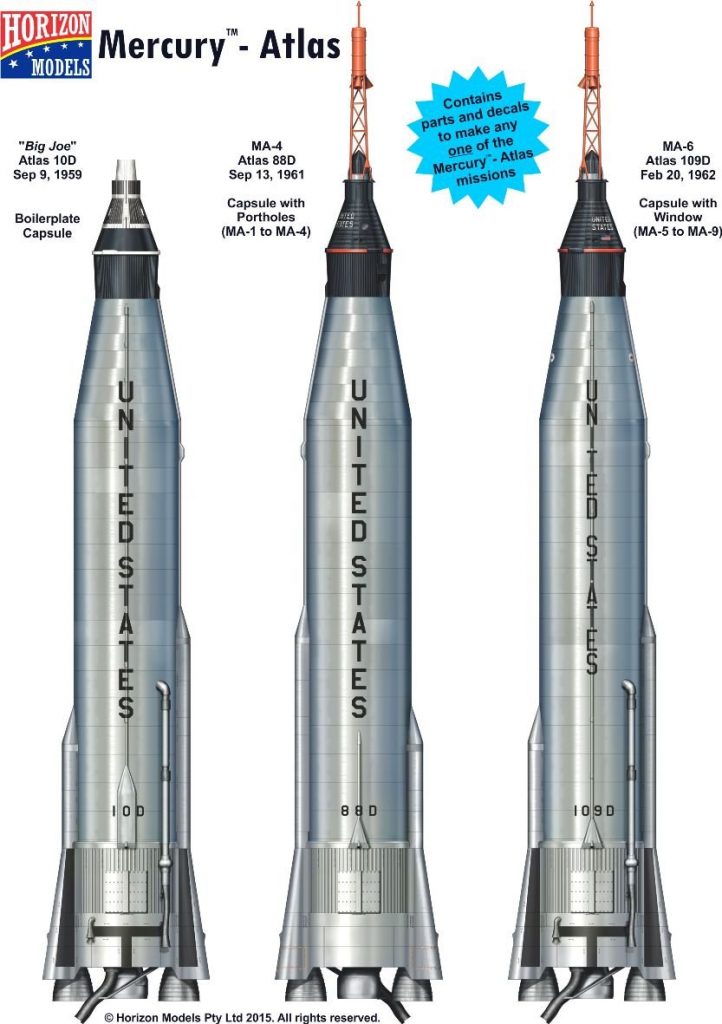 Mercury Atlas perspective free