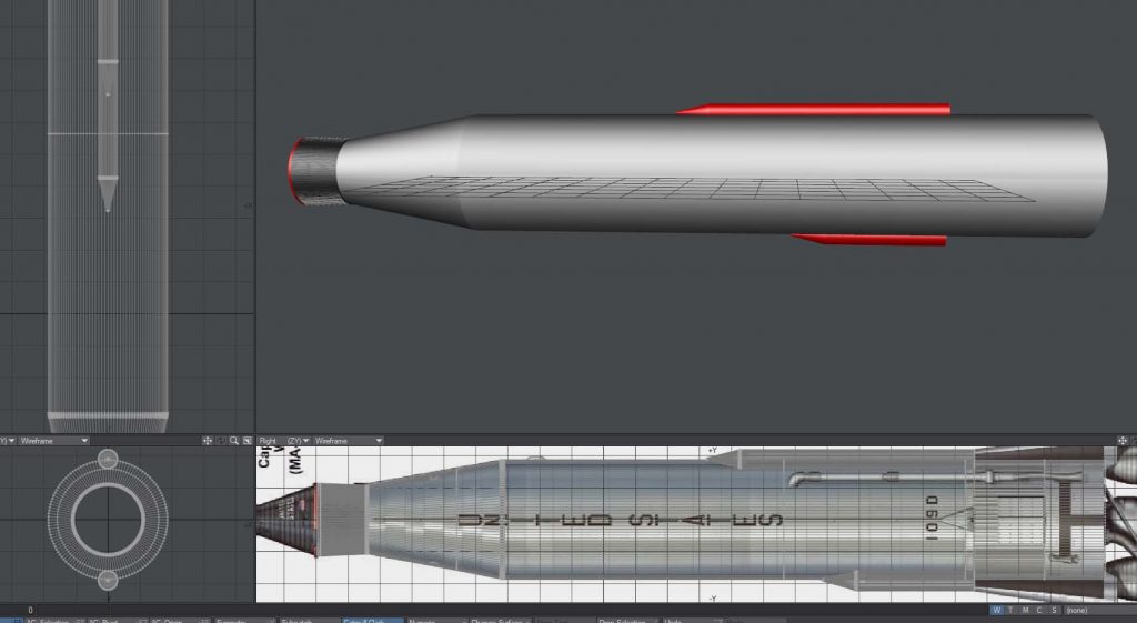 Detailing the rocket 1