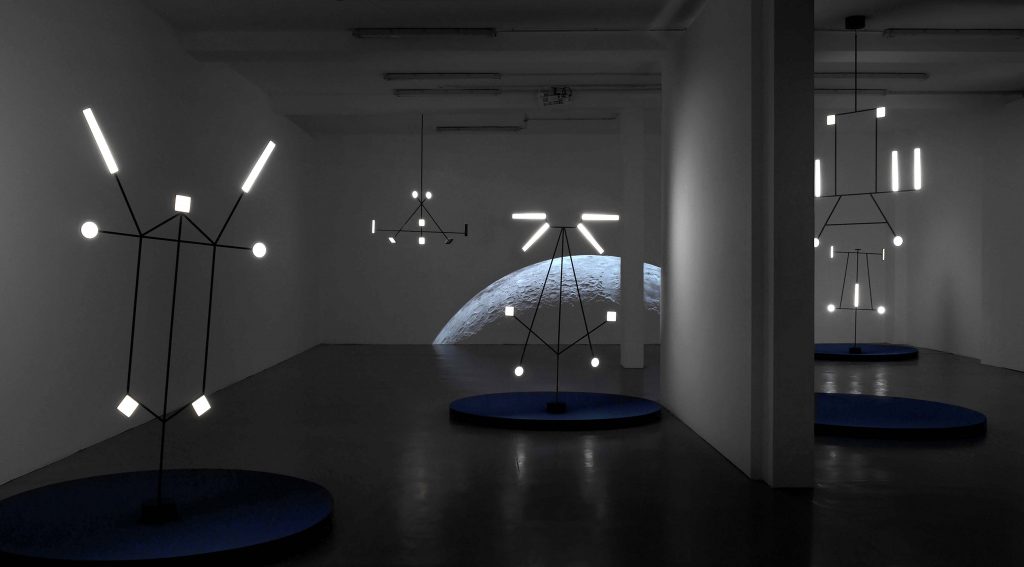 Nick Stevens Moon video at Milan Design Week, 2019